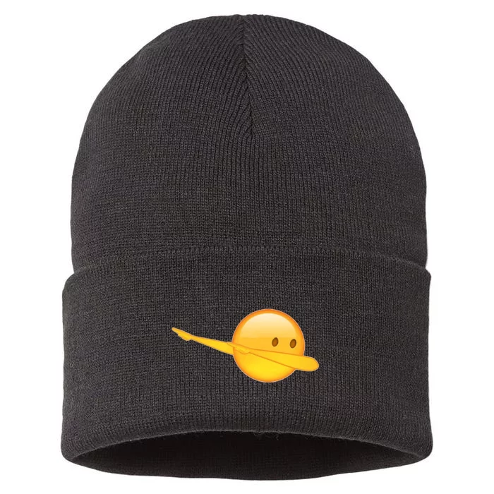 Dab Emoji Dabbing Sustainable Knit Beanie