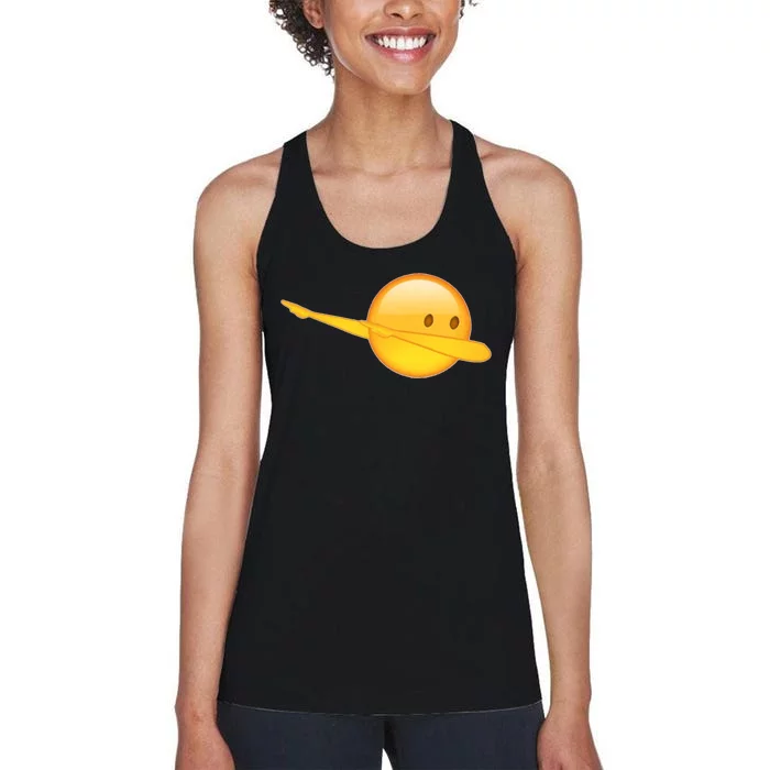 Dab Emoji Dabbing Women's Racerback Tank