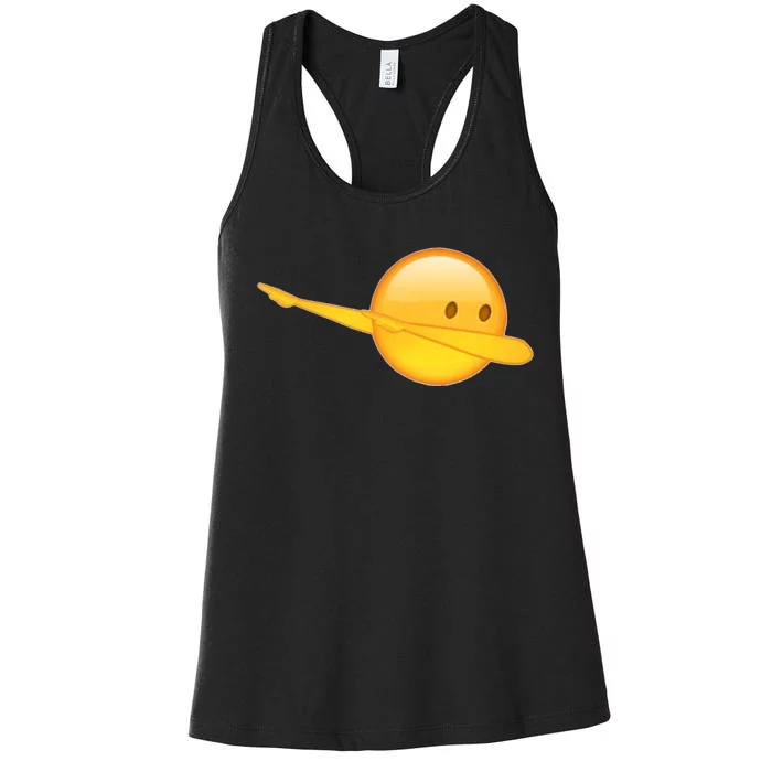 Dab Emoji Dabbing Women's Racerback Tank