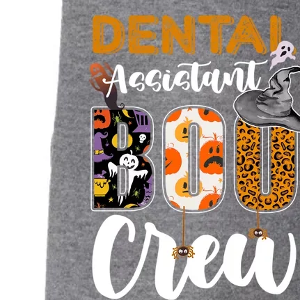 Dental Assistant Boo Crew Halloween Matching Dentist Cool Gift Doggie 3-End Fleece Hoodie