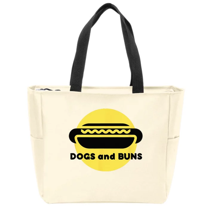 Dogs And Buns Zip Tote Bag