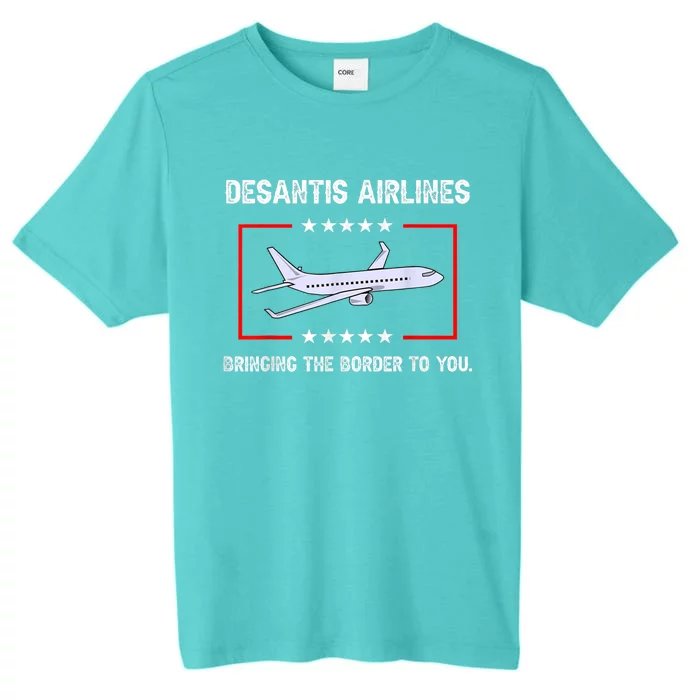 DeSantis Airlines Bringing The Border To You ChromaSoft Performance T-Shirt