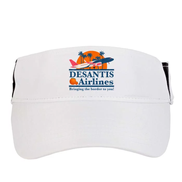 DeSantis Airlines Bringing The Border To You DeSantis 2024 Adult Drive Performance Visor