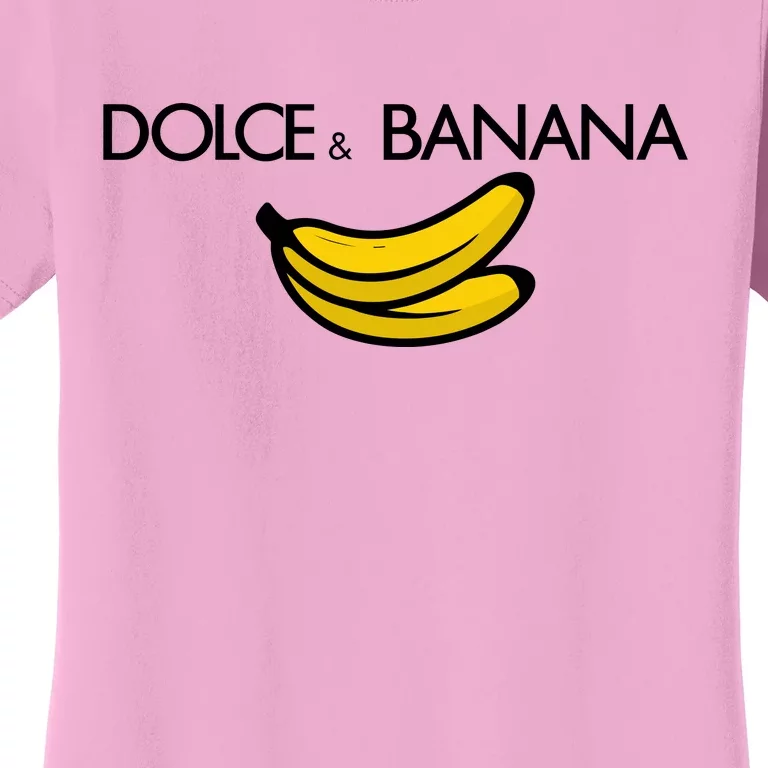 Dolce And Banana Funny Brand Name Women's T-Shirt