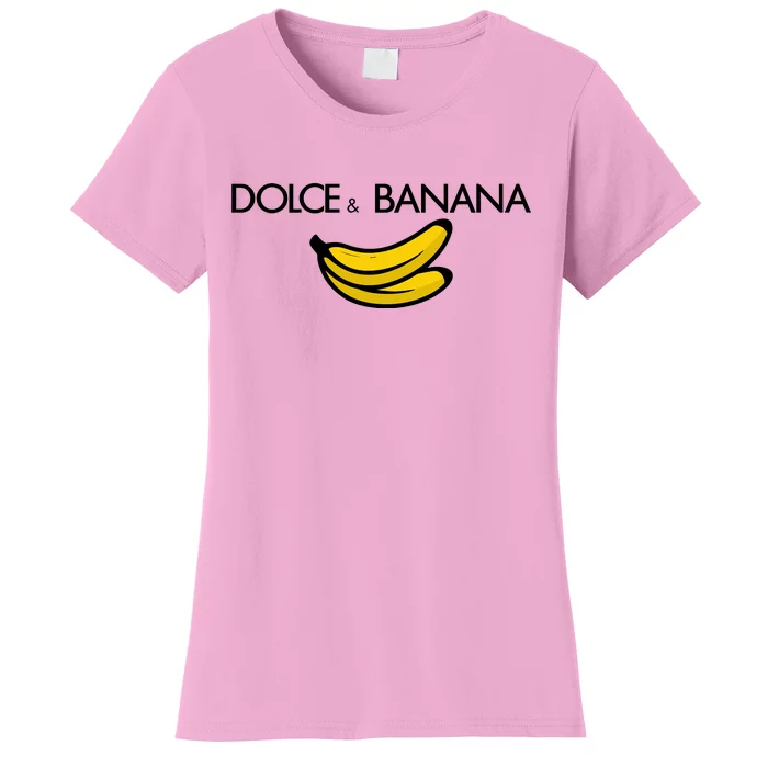 Dolce And Banana Funny Brand Name Women's T-Shirt