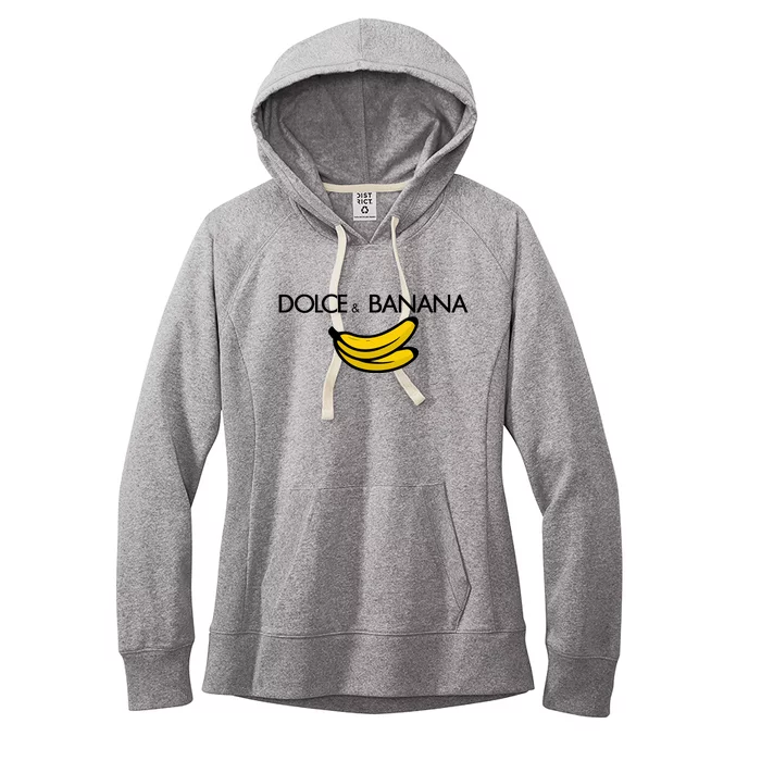 Dolce And Banana Funny Brand Name Women's Fleece Hoodie