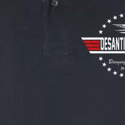 Desantis Airlines Bringing The Border To You Softstyle Adult Sport Polo