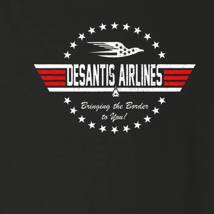 Desantis Airlines Bringing The Border To You Toddler Long Sleeve Shirt