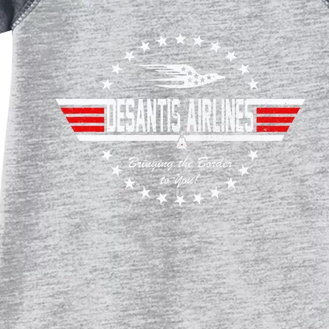 Desantis Airlines Bringing The Border To You Infant Baby Jersey Bodysuit