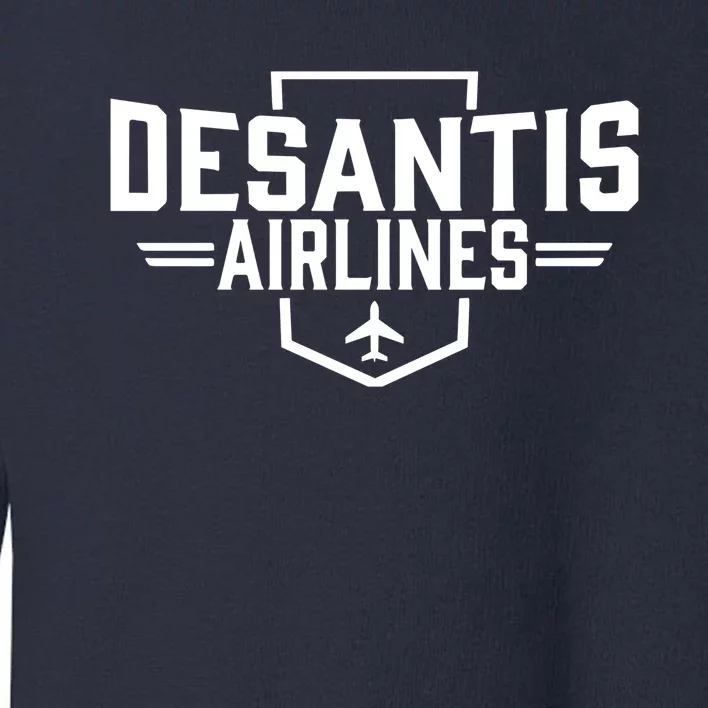 DeSantis Airlines Bringing The Border To You Funny Toddler Sweatshirt