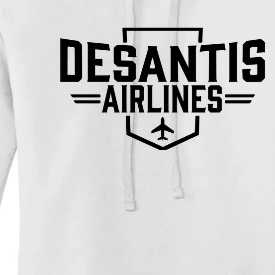 DeSantis Airlines Bringing The Border To You Funny Women's Pullover Hoodie