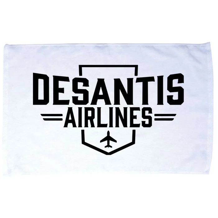 DeSantis Airlines Bringing The Border To You Funny Microfiber Hand Towel