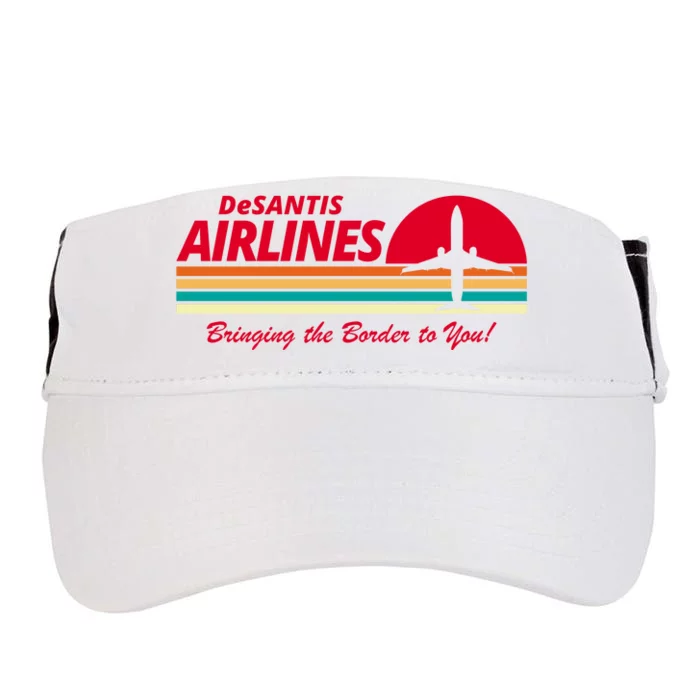 DeSantis Airlines Bringing The Border To You Adult Drive Performance Visor