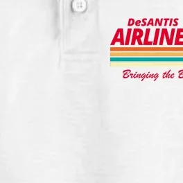 DeSantis Airlines Bringing The Border To You Dry Zone Grid Performance Polo