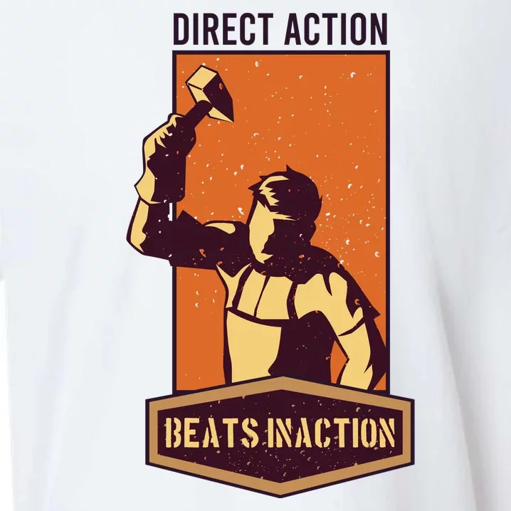 Direct Actions Beats Inactions Sueded Cloud Jersey T-Shirt