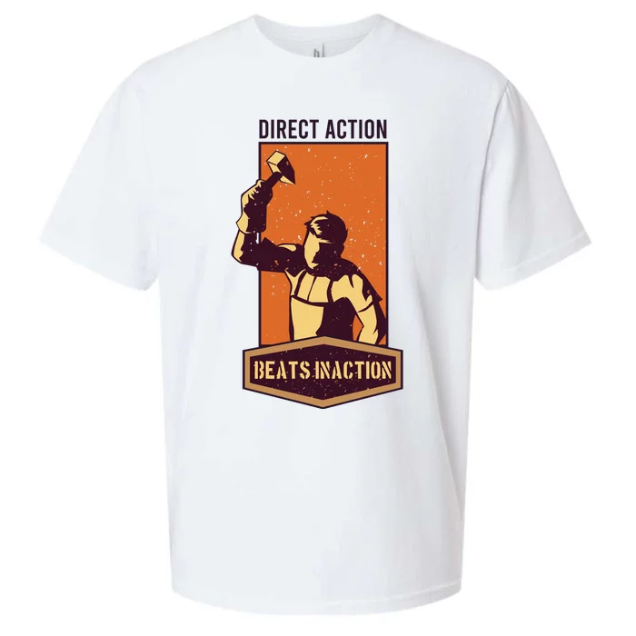 Direct Actions Beats Inactions Sueded Cloud Jersey T-Shirt