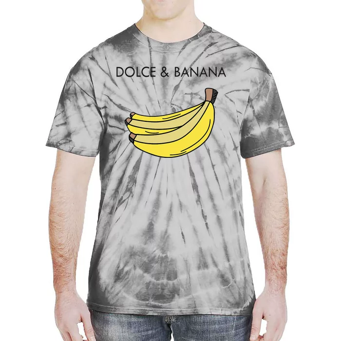 Dolce And Banana Funny Fashion Bananas Vegan Veggie Tie-Dye T-Shirt