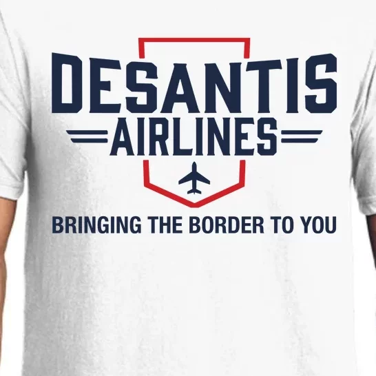 DeSantis Airlines Bringing The Border To You Funny Pajama Set