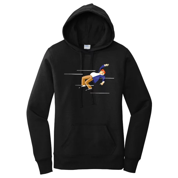 Dodging A Bullet Trump Shooting Women's Pullover Hoodie