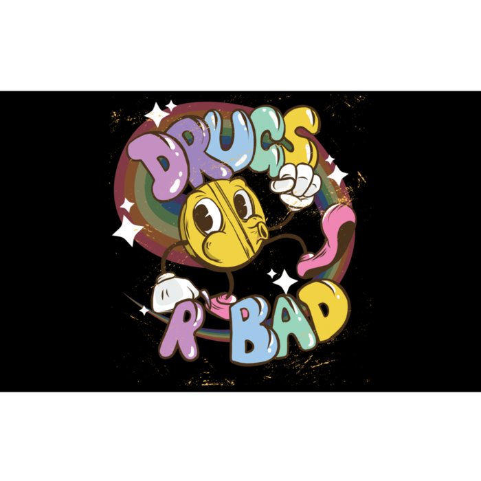 Drugs are bad - Funny Graphic Bumper Sticker