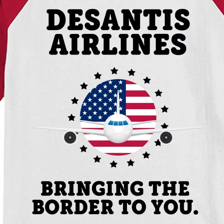 DeSantis Airlines Bringing The Boarder To You Kids Colorblock Raglan Jersey