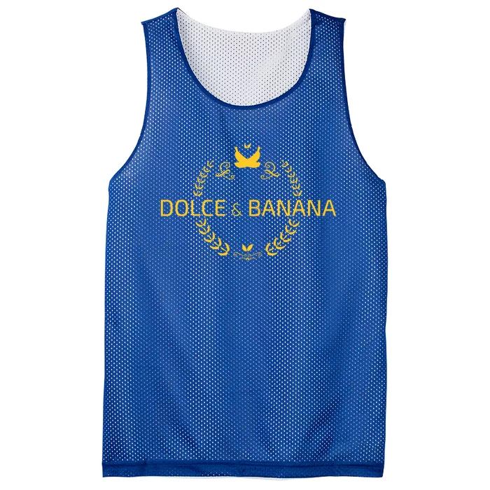 Dolce And Banana Cute Gift Funny Fashion Cute Gift Gift Mesh Reversible Basketball Jersey Tank