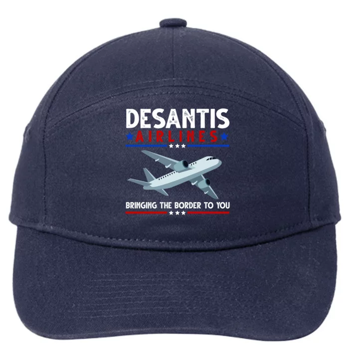 Desantis Airlines Bringing The Border To You 7-Panel Snapback Hat