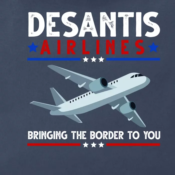 Desantis Airlines Bringing The Border To You Zip Tote Bag