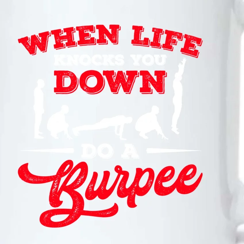 Do A Burpee Design For Aerobic Workout Great Gift Black Color Changing Mug