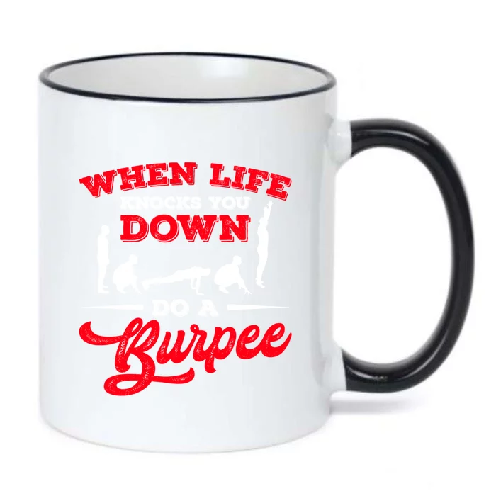 Do A Burpee Design For Aerobic Workout Great Gift Black Color Changing Mug