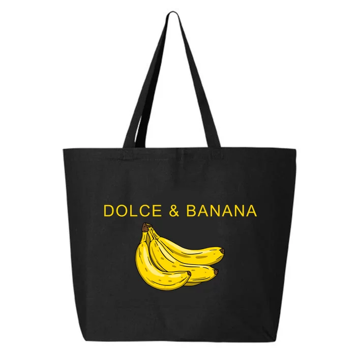 Dolce And Banana Funny Fashion Yellow Yummy Fruit 25L Jumbo Tote