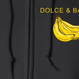 Dolce And Banana Funny Fashion Yellow Yummy Fruit Full Zip Hoodie