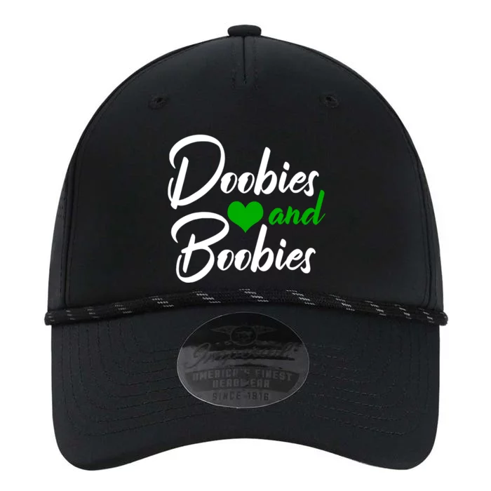 Doobies And Boobies Weed Funny 420 Stoner Pothead Gift Performance The Dyno Cap