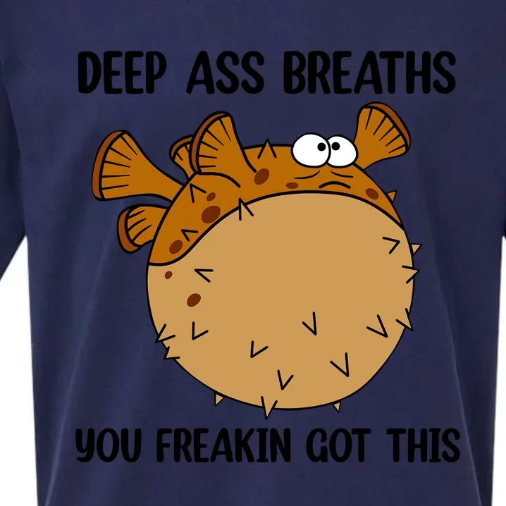 Deep Ass Breaths You Got This Bloat Finding Funny Nemo Mental Health Sueded Cloud Jersey T-Shirt