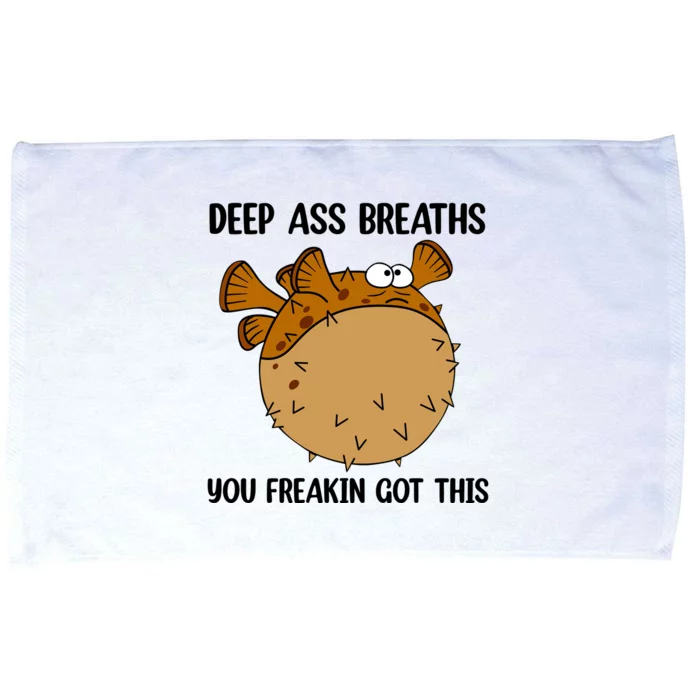 Deep Ass Breaths You Got This Bloat Finding Funny Nemo Mental Health Microfiber Hand Towel