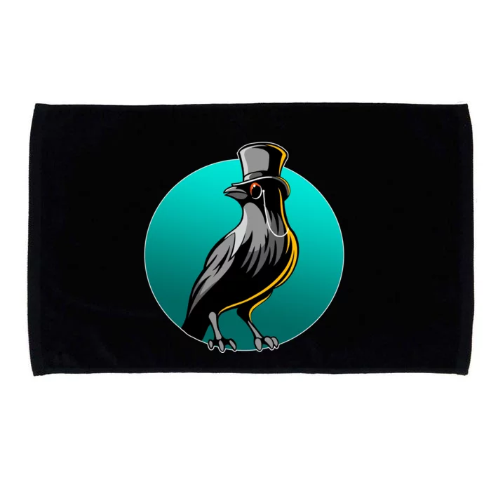 Dabber Raven Top Hat Microfiber Hand Towel