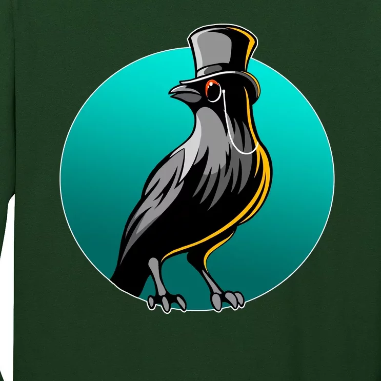 Dabber Raven Top Hat Long Sleeve Shirt