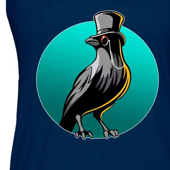 Dabber Raven Top Hat Ladies Essential Flowy Tank