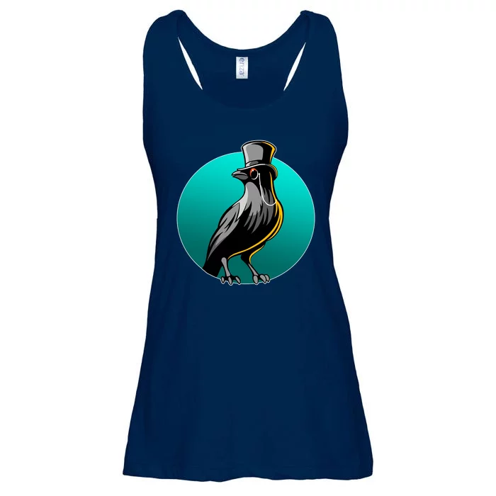 Dabber Raven Top Hat Ladies Essential Flowy Tank