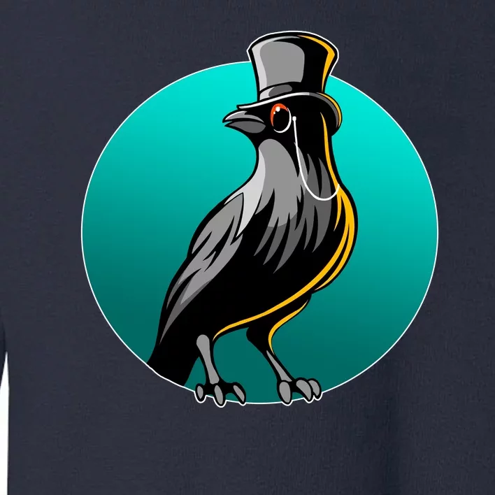 Dabber Raven Top Hat Toddler Sweatshirt