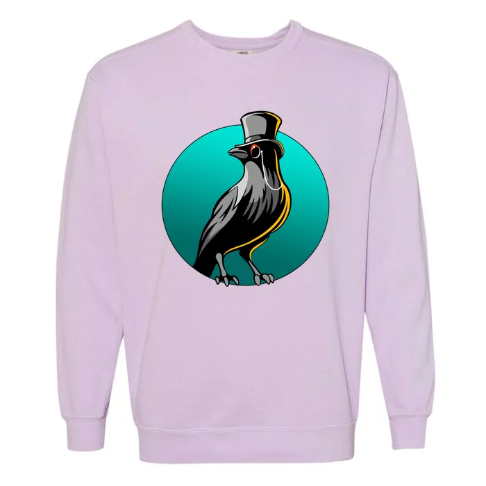 Dabber Raven Top Hat Garment-Dyed Sweatshirt