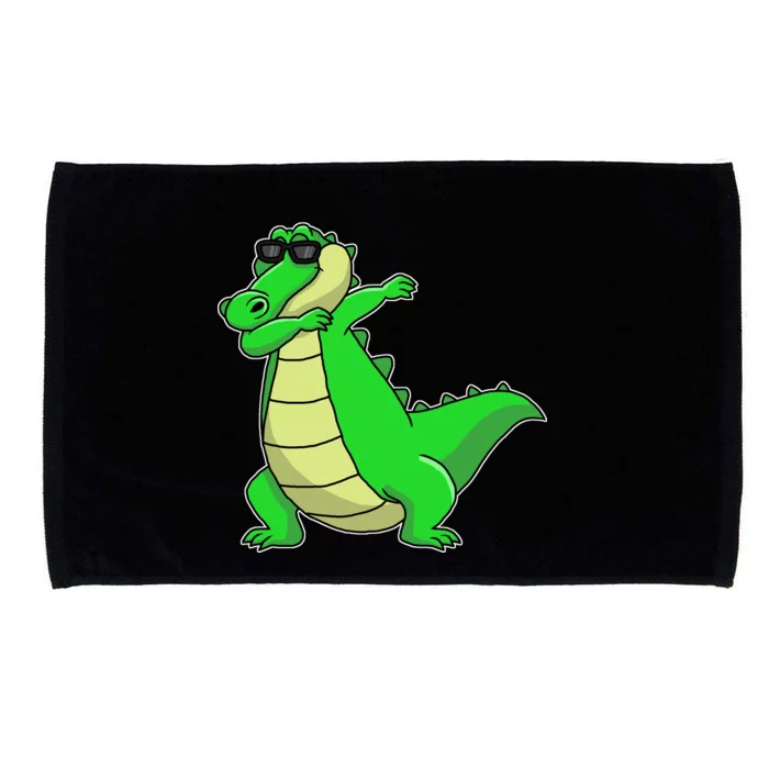 Dabbing Alligator Microfiber Hand Towel