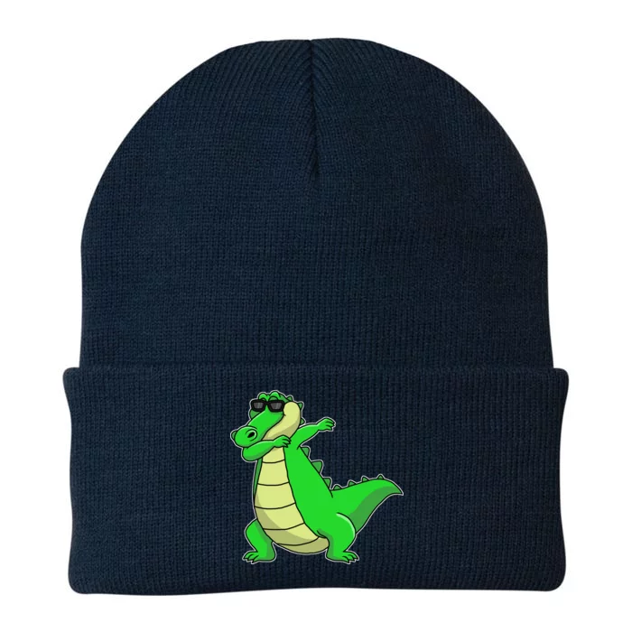 Dabbing Alligator Knit Cap Winter Beanie