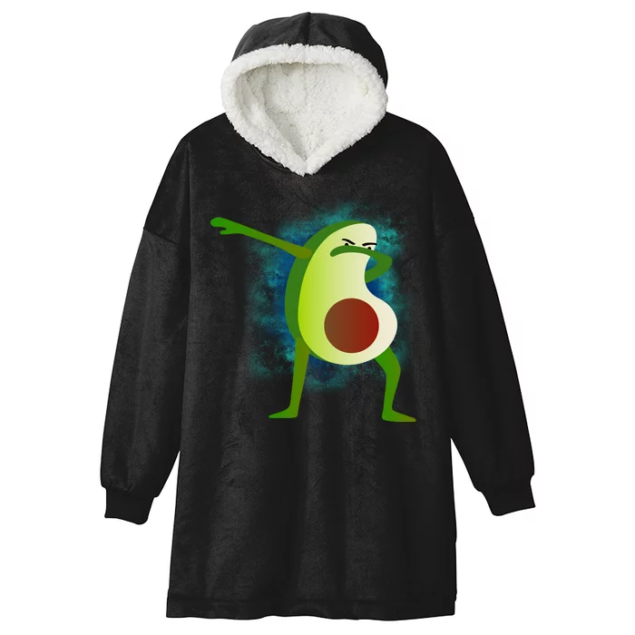 Dabbing Avocado Hooded Wearable Blanket