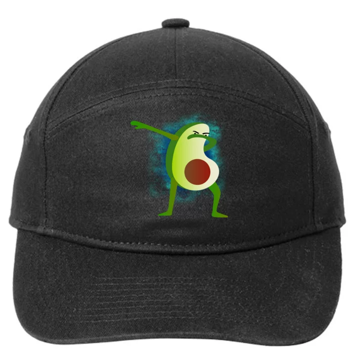 Dabbing Avocado 7-Panel Snapback Hat