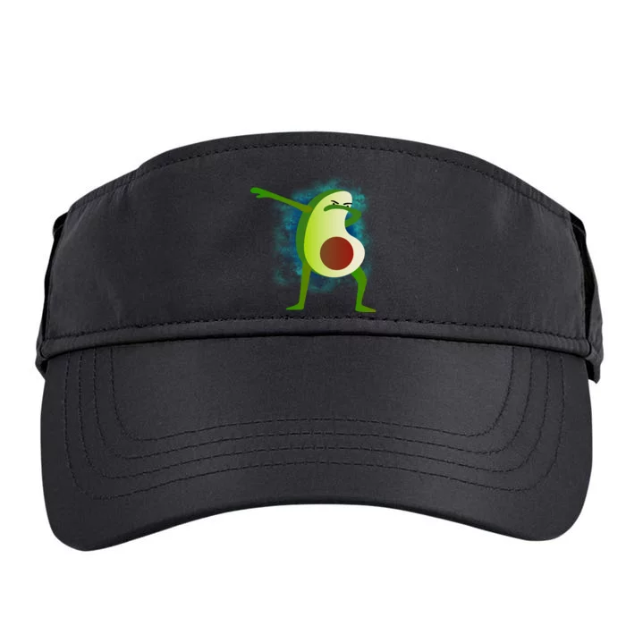 Dabbing Avocado Adult Drive Performance Visor