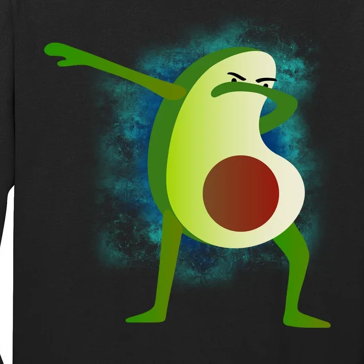 Dabbing Avocado Tall Long Sleeve T-Shirt