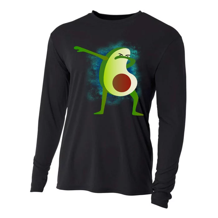 Dabbing Avocado Cooling Performance Long Sleeve Crew