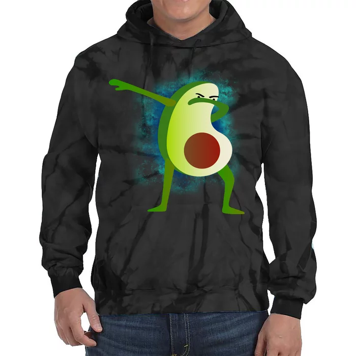 Dabbing Avocado Tie Dye Hoodie