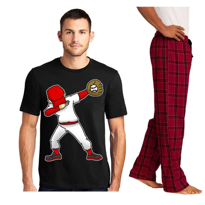 Dabbing Baseball Player Pajama Set